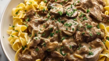 Quick Instant Pot Beef Stroganoff