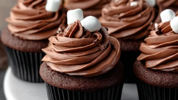 Hot Cocoa Cupcakes