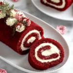 Christmas Red Velvet Cake Roll