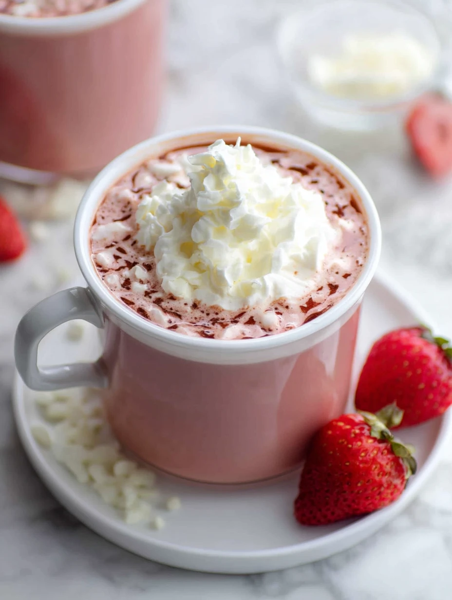 Strawberry Hot Chocolate