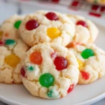 Retro Christmas Gumdrop Cookies