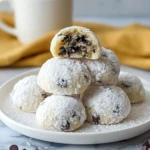 Chocolate Chip Snowball Cookies