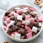 Sweet Easy Neapolitan Puppy Chow Snack Mix