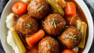 Easy Frozen Meatball Pot Roast