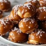No-Bake Salted Caramel Pretzel Bites