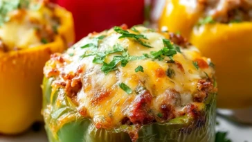 Easy Baked Stuffed Peppers