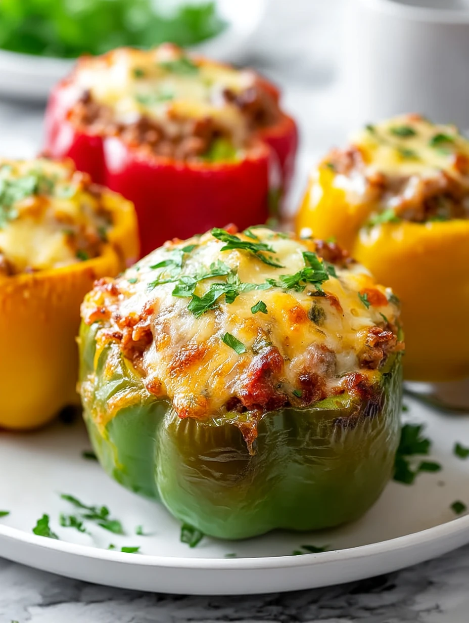 Easy Baked Stuffed Peppers