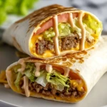 Homemade Big Mac Wraps