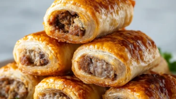 Easy Christmas Sausage Rolls