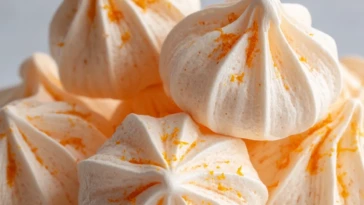 Orange Meringue Cookies
