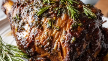 Slow-Roasted Rosemary Lamb Shoulder