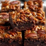 Buttery Pecan Pie Brownies