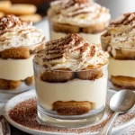 Eggnog Tiramisu Cups