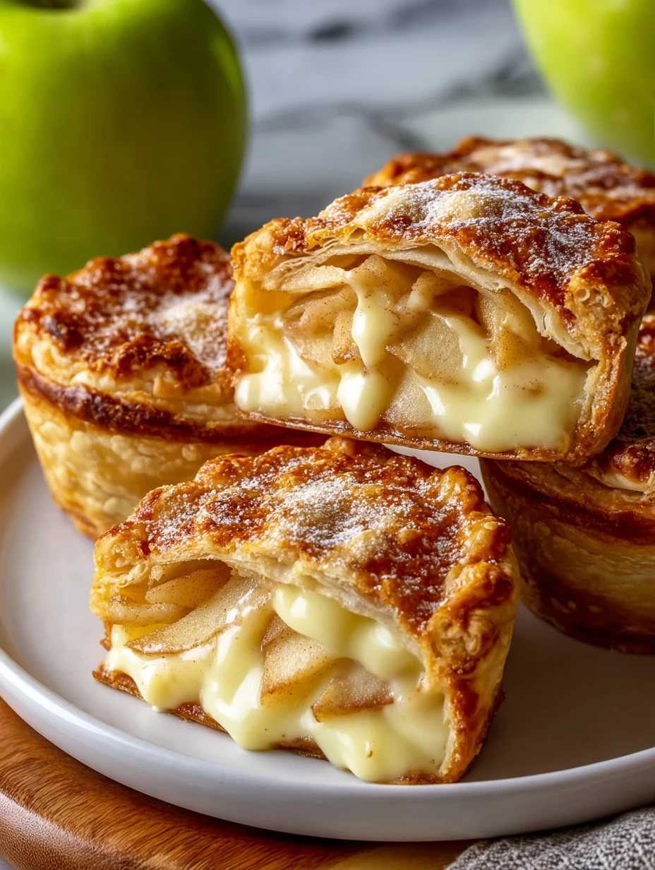 Cheesecake Stuffed Apple Pies