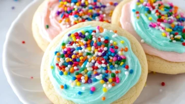 Soft Batch Frosted Sugar Cookies