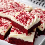 Red Velvet Cookie Bars