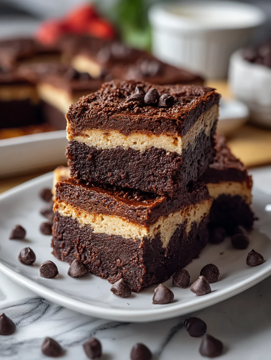 Healthy Cottage Cheese Protein Brownies