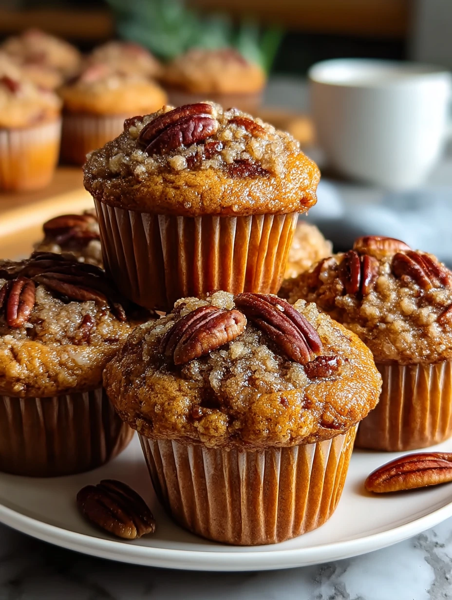 Pecan Pie Brown Sugar Muffins