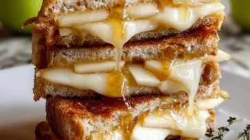 Smoked Gouda Apple Grilled Cheese