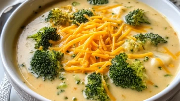 Creamy Crockpot Cheesy Potato Broccoli Soup