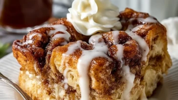 Cinnamon Roll French Toast Casserole