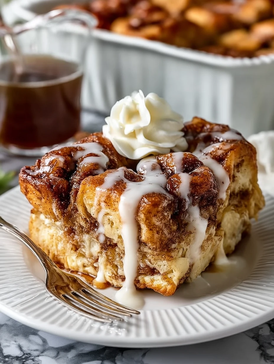 Cinnamon Roll French Toast Casserole