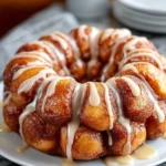 Easy Homemade Monkey Bread With Vanilla Glaze