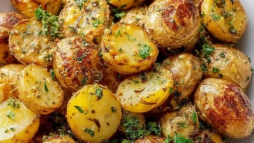 Crispy Oven Roasted Baby Potatoes