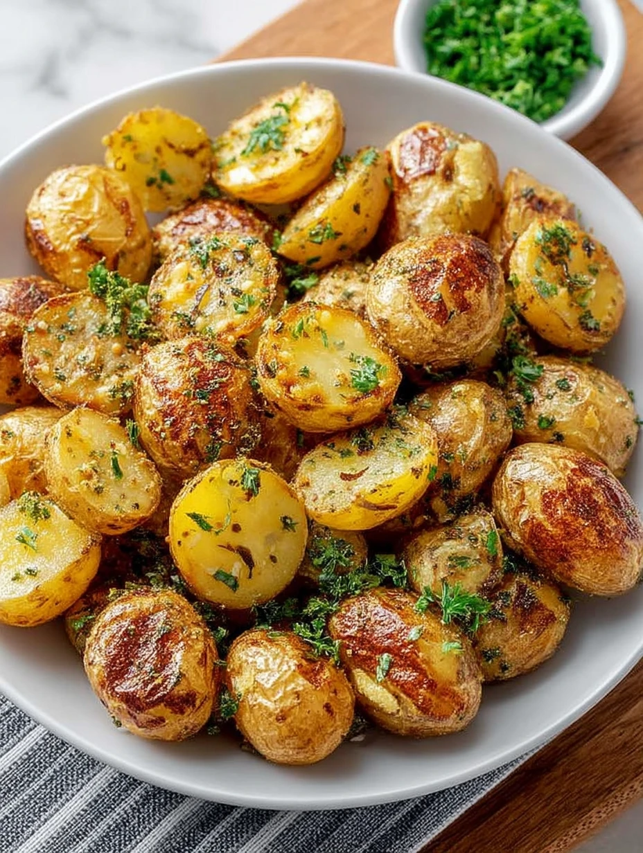 Crispy Oven Roasted Baby Potatoes