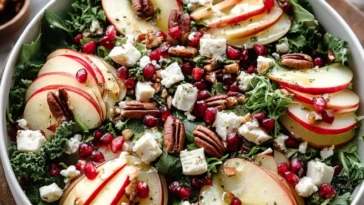 Autumn Harvest Honeycrisp Apple and Feta Salad