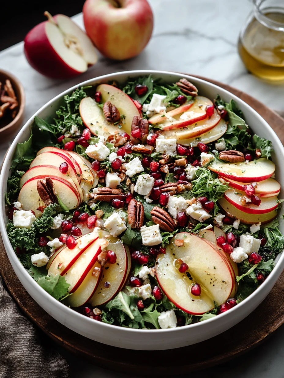 Autumn Harvest Honeycrisp Apple and Feta Salad