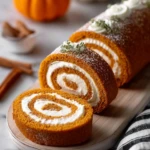 Classic Pumpkin Roll with Creamy Filling