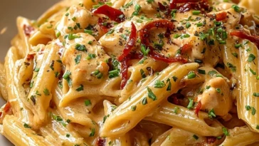 Creamy Rattlesnake Pasta with a Spicy Kick