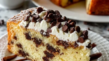 Italian Chocolate Chip Ricotta Cake