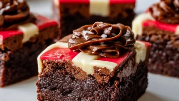 Santa Belly Brownies
