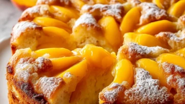 Irresistible Summer Peach Cake
