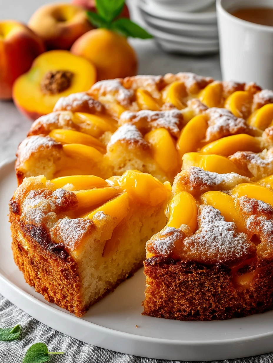 Irresistible Summer Peach Cake
