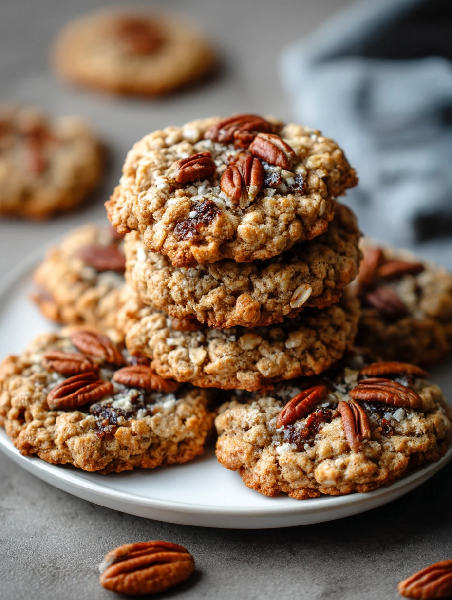 Pecan Pie Oatmeal Cookies