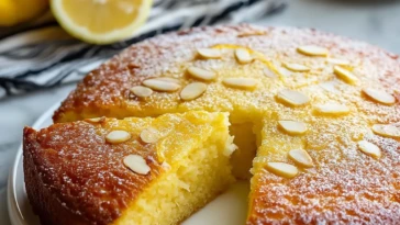 Lemon Almond Flourless Cake