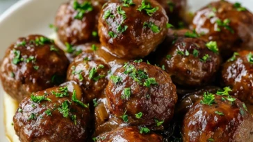 Salisbury Steak Meatballs
