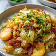 Nostalgic Fried Cabbage and Potatoes