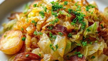 Nostalgic Fried Cabbage and Potatoes