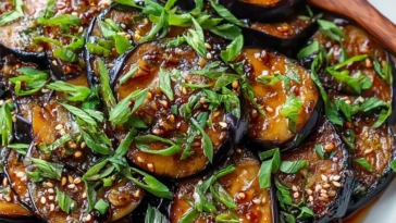 Irresistible Sticky Garlic Eggplant