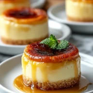 Mini Crème Brûlée Cheesecake