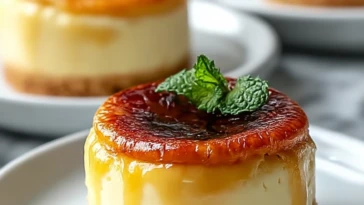 Mini Crème Brûlée Cheesecake
