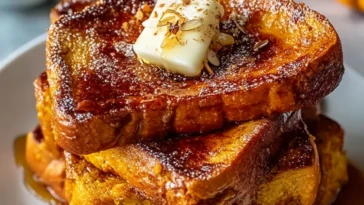 Fall Pumpkin French Toast Breakfast