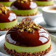 Pistachio Praline Entremet