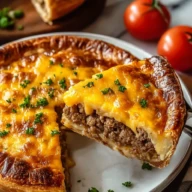 One Pan Cheeseburger Pie Dinner