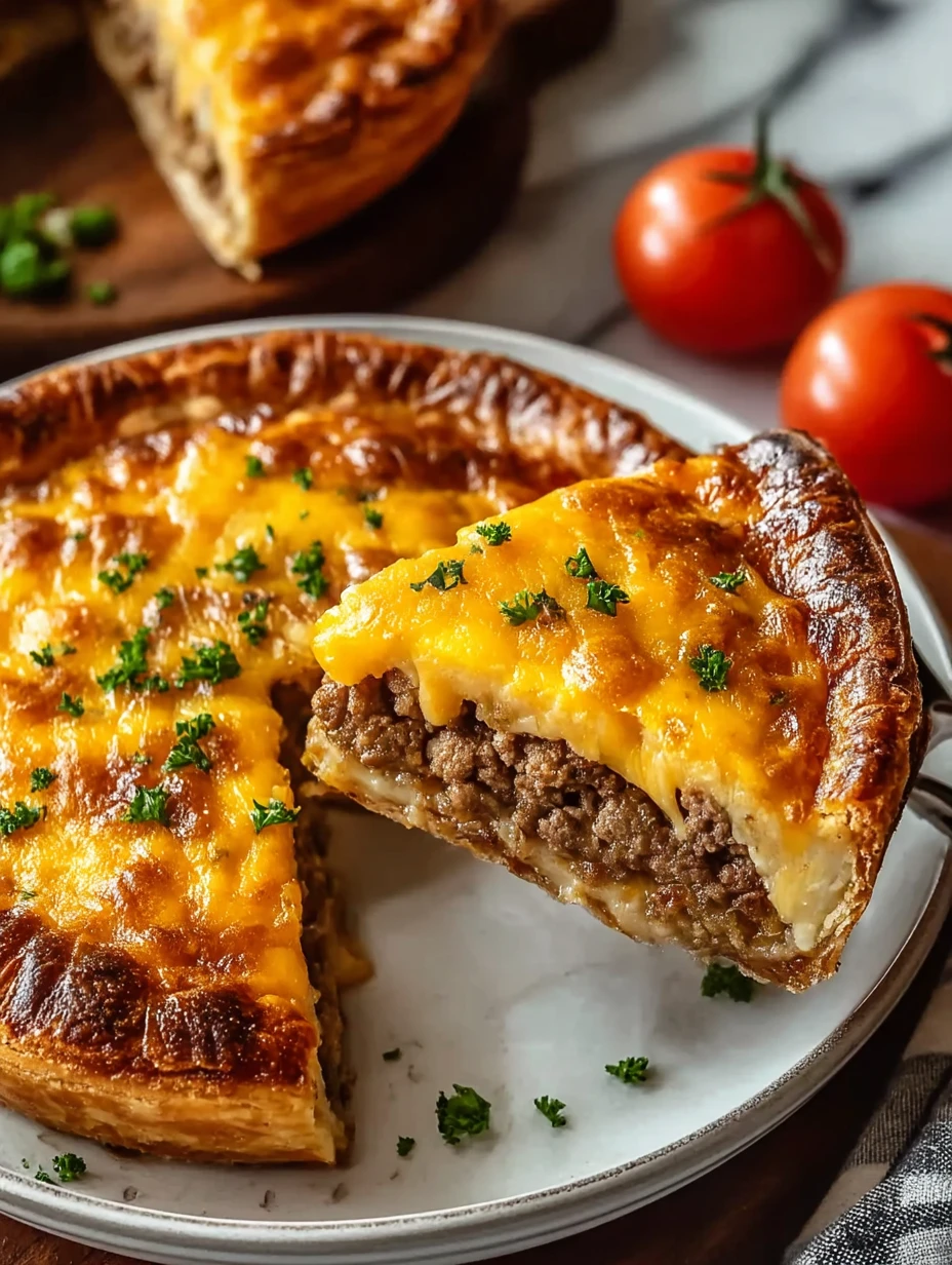 One Pan Cheeseburger Pie Dinner