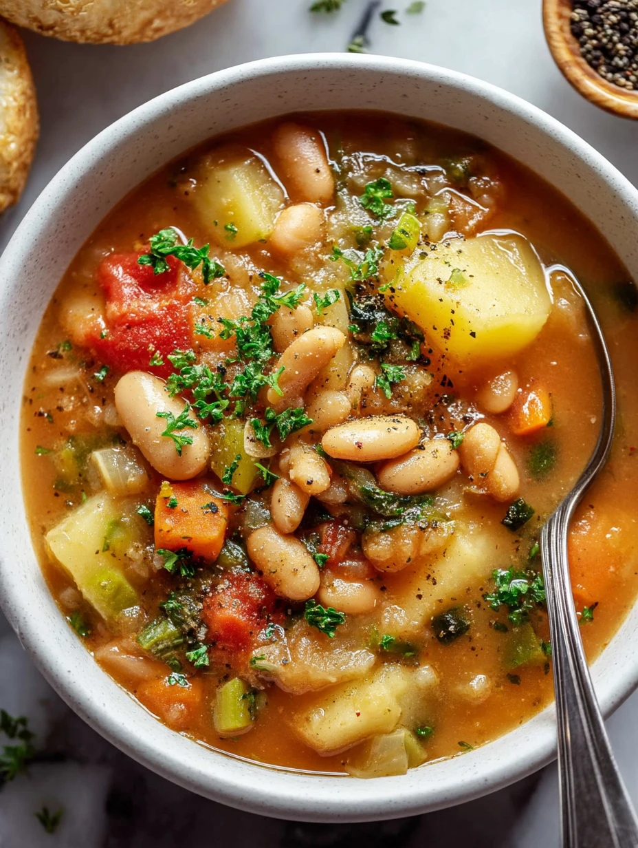 Hearty Potato Bean Soup